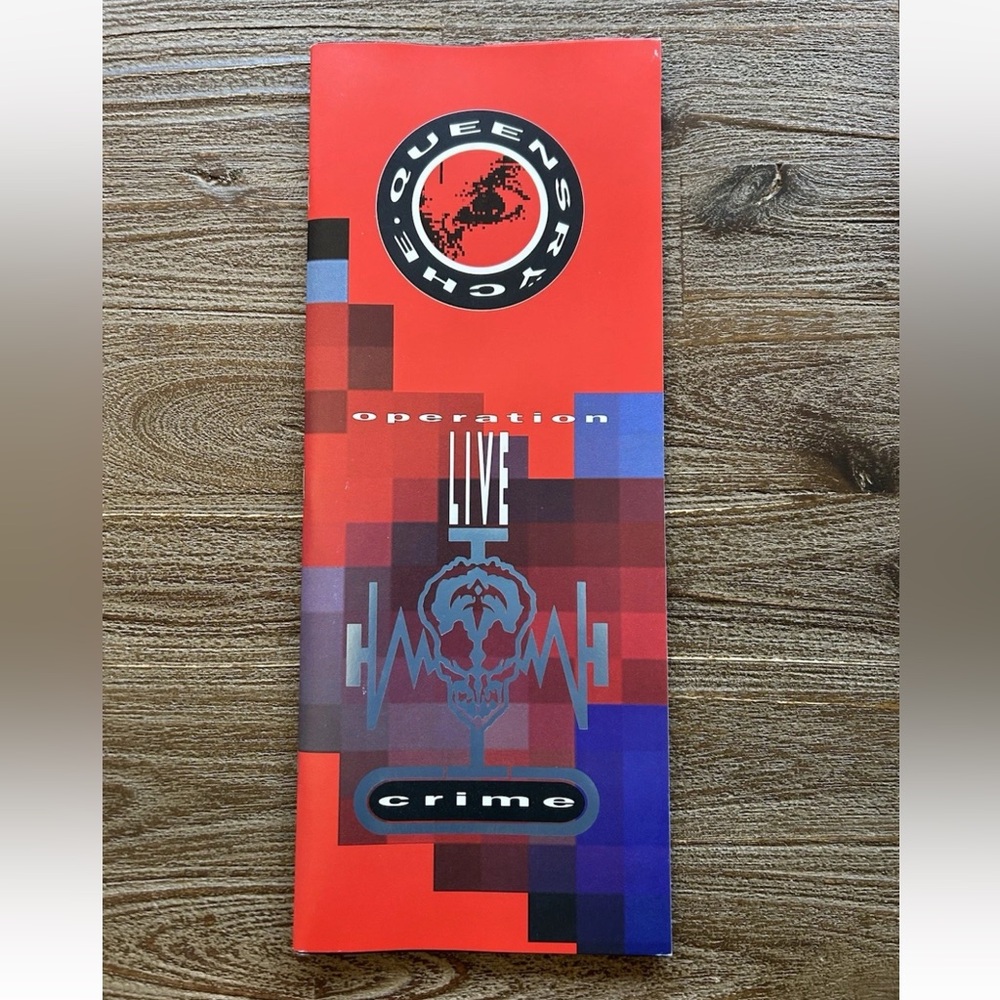 Queensrÿche Operation Live Crime Box Set CD And VHS W/Booklet 1991 - Picture 7 of 7